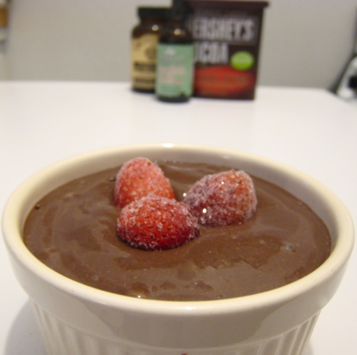 Chocolate Strawberry Chia Pudding